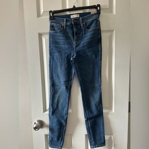 Madewell 10” High rise Skinny jeans